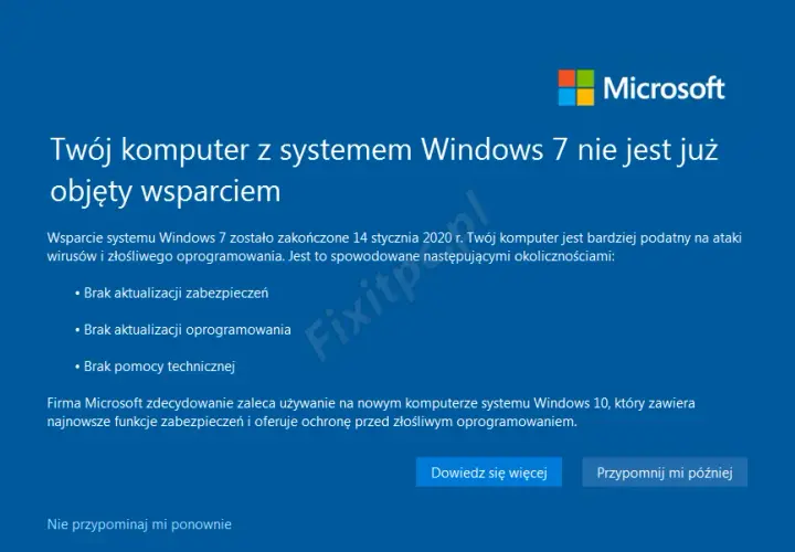 Windows 7: Koniec wsparcia! Jak bezpiecznie przejść na W10/11?